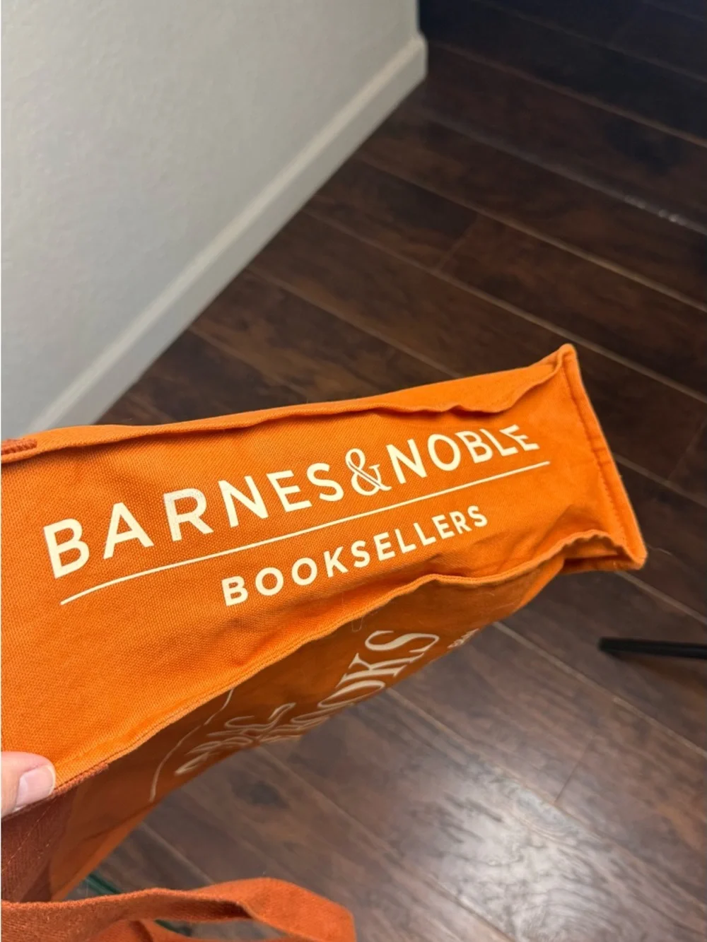 Barnes & Noble Terracotta Canvas Tote Inside Pockets EUC #BookTok‎